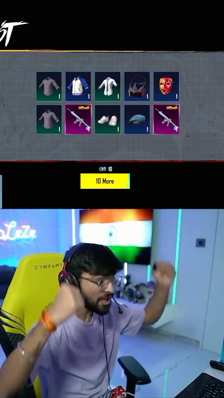 Yash Thakker: Time changes, but luck remains the same.😉
.
.
.
#glacier #m4 #bgmi #pubg #crate #opening #lolzzz #lolz #lolzzgaming #m4