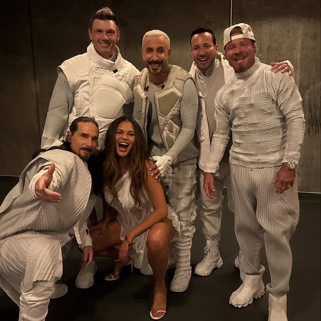 Chrissy Teigen: Guys I am not sure if I can actually write a caption that will reflect THE TIME THAT WAS HAD seeing @backstreetboys at @