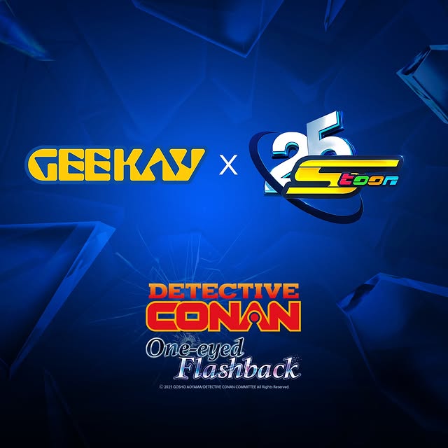 Spacetoon PR: شكر خاص لشركائنا في Geekay على مشاركتهم معنا في حملة فيلم المحقق كونان: ومضات من الماضي 🤍
بفضل تعاونهم، تحولت مشاهدة