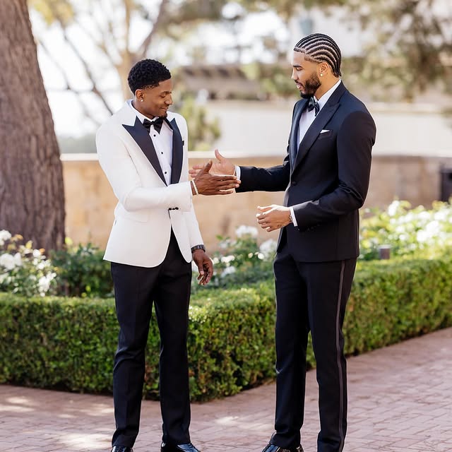 Jayson Tatum: Was a honor to be a part of my big brotha @bradbeal3 special day, meant the world being there with you. @kamiahadams sis
