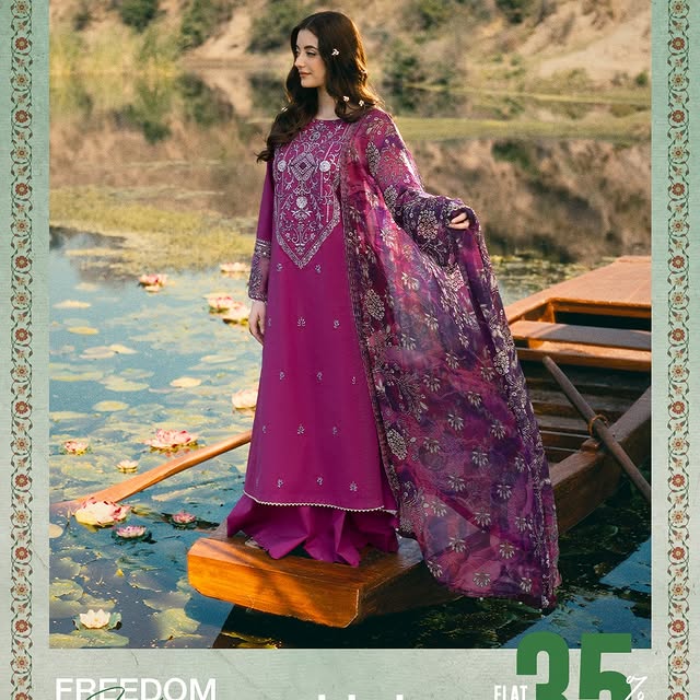 Nishat: Unstitched | Flat 35% off
Get ready to shop your summer favorites with Nishat’s Freedom Finds Sale!
Product code: 425