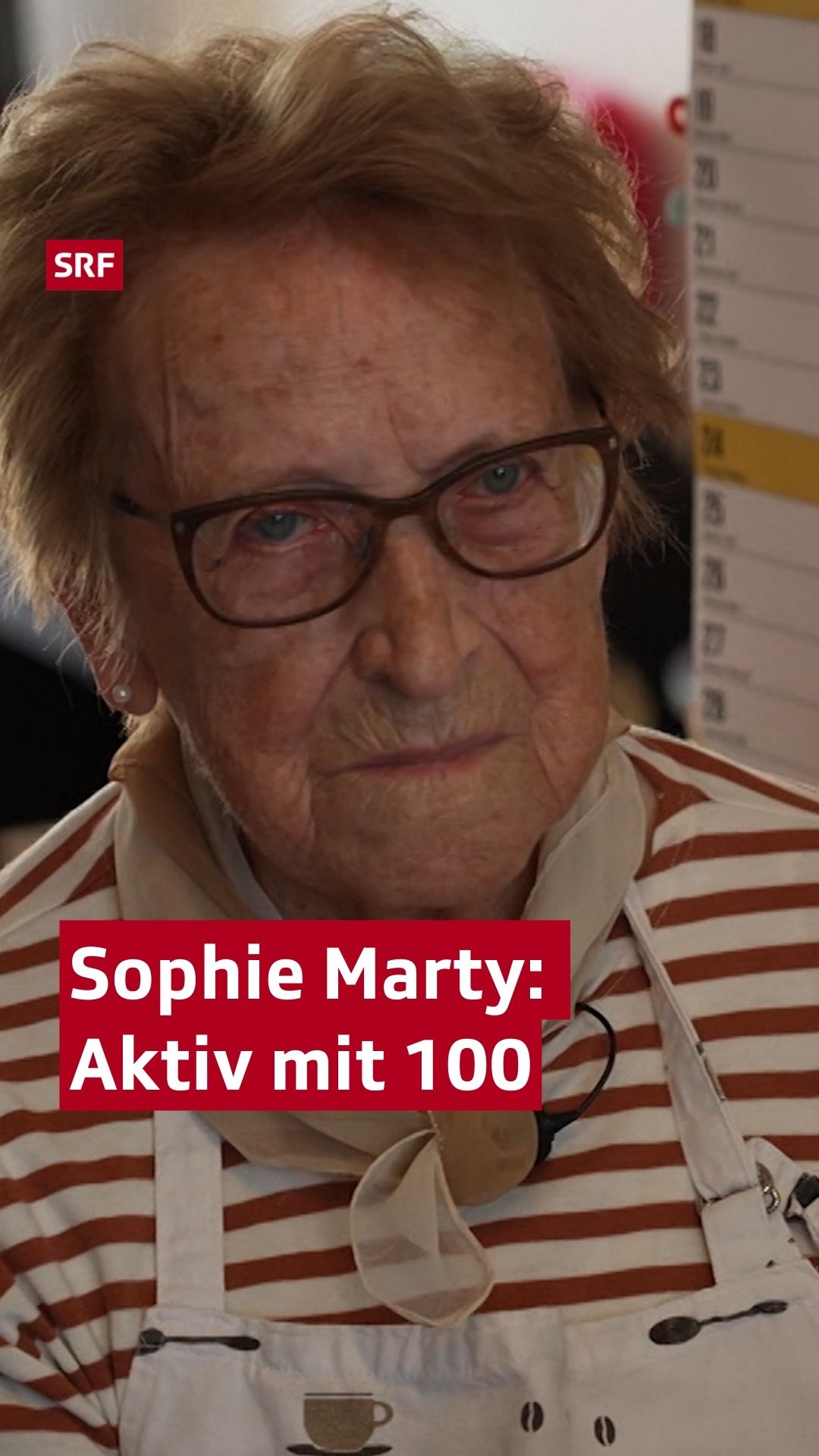 Mona Vetsch: Wie fühlt es sich an, 100 Jahre alt zu sein?
Mona Vetsch trifft auf Sophie Marty – 100 Jahre alt, selbstständig, neugie
