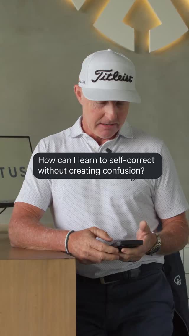 Cameron McCormick: AMA: How can i learn to self-correct without creating confusion?