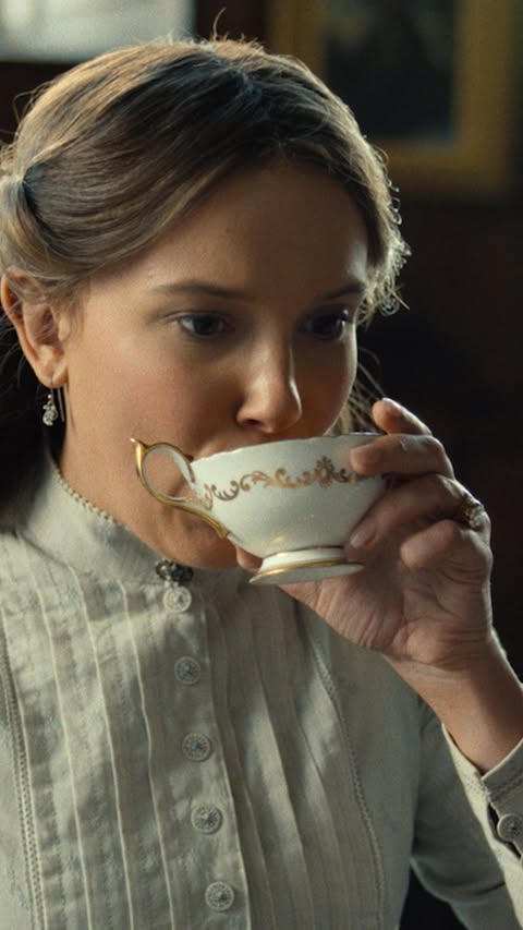Netflix UK & Ireland: Will be describing everything as "curmudgeonly" from now on. Millie Bobby Brown stars in Enola Holmes 3, now playing on