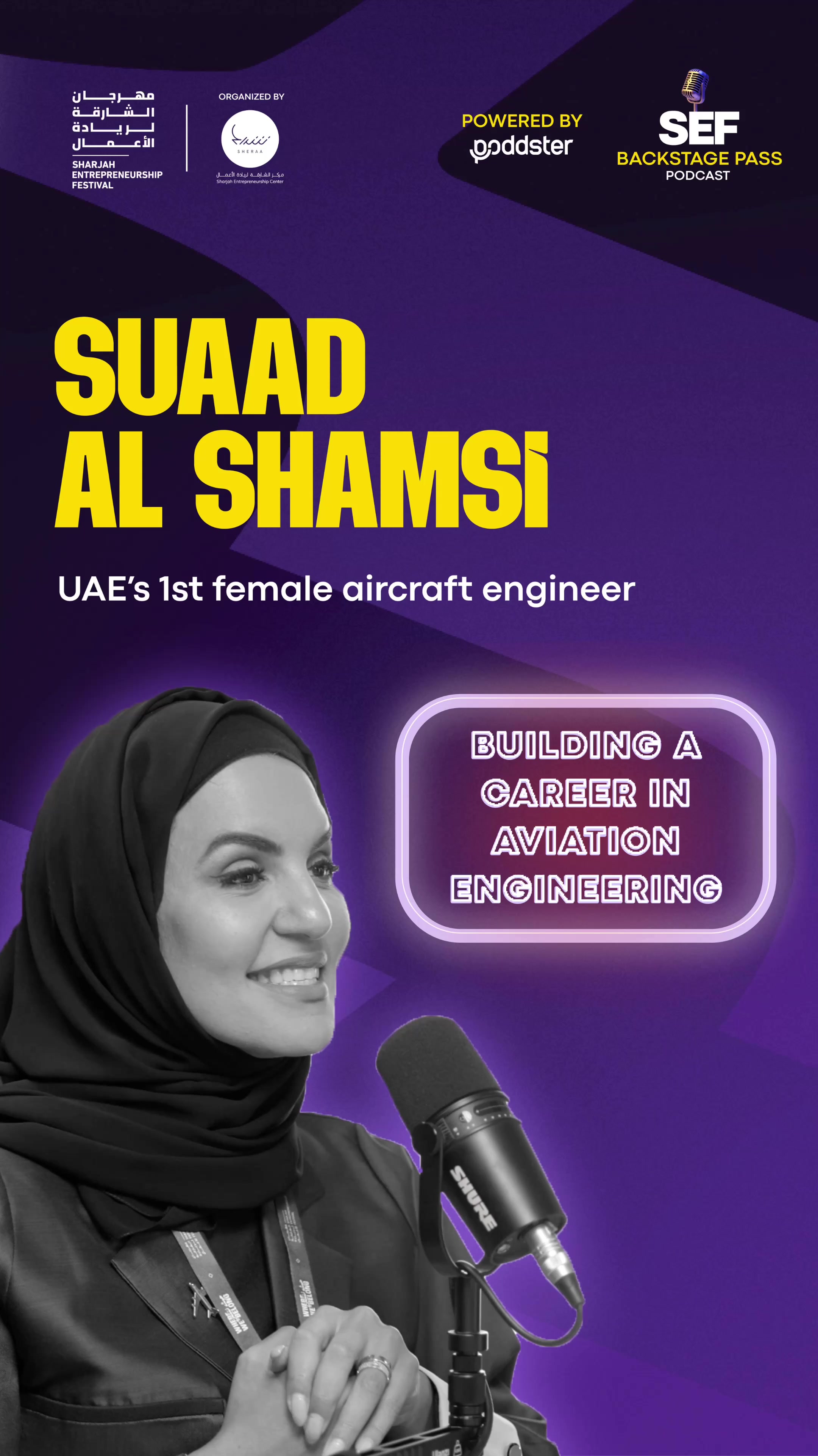 Sharjah Entrepreneurship Festival: She wasn’t playing with dolls. She was fixing toy airplanes with tape and dreaming of the sky. Suaad Al Shamsi shares th