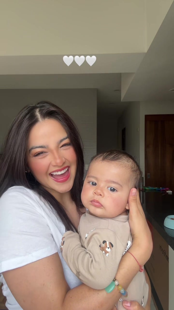 Geraldine Galvan: Así se siente la vida a tu lado #santibebé #bbysanti #chantilly
