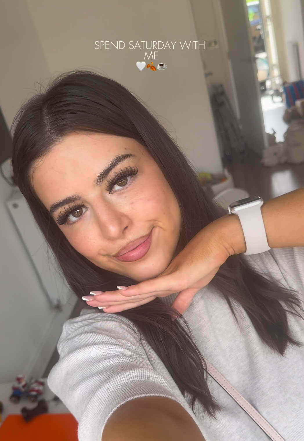 Sophia Grace: happy Saturday everyone 🤍🍂 #fyp#mom#momtok#ditl#baby