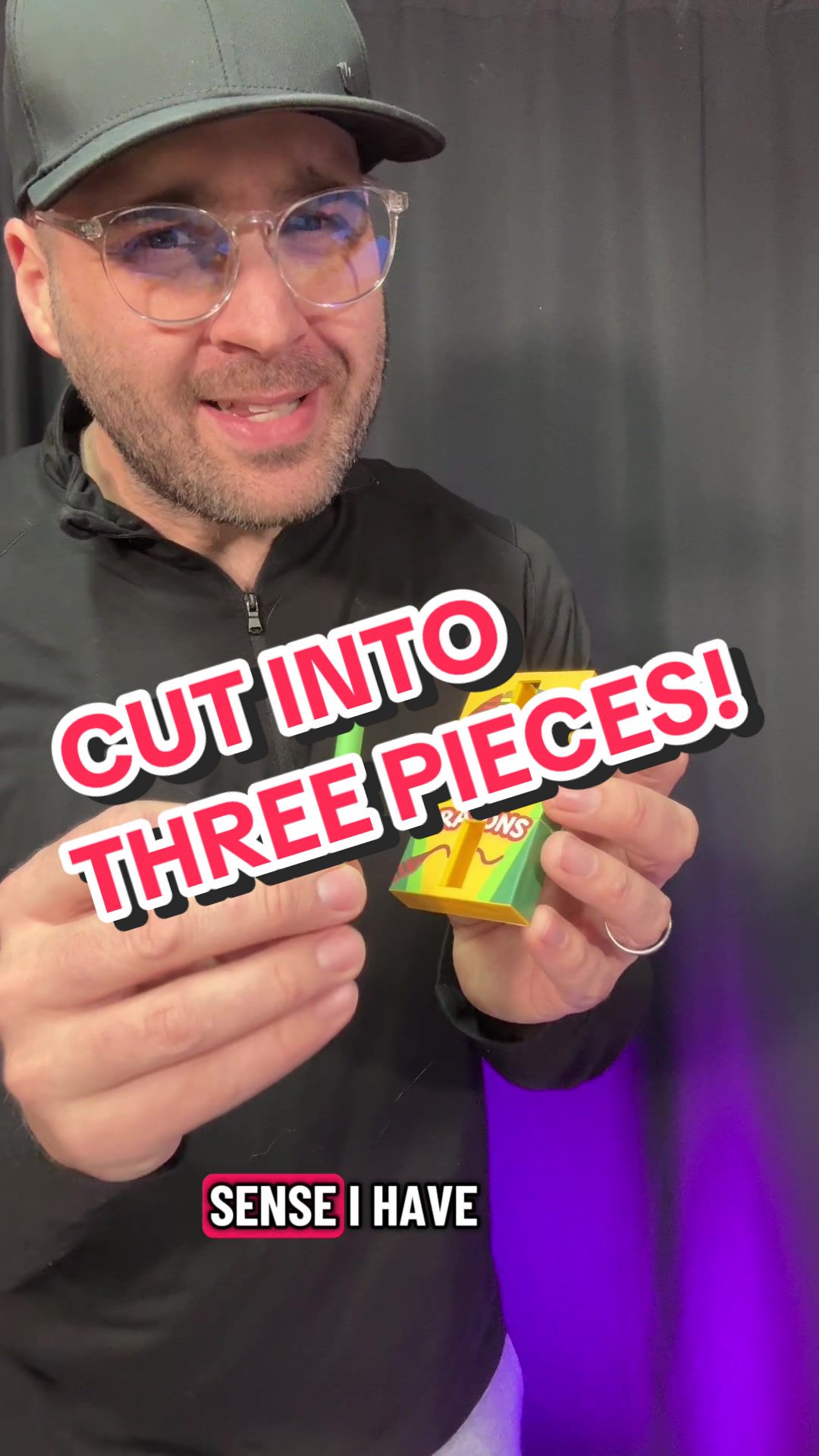 Michael Bourada: This makes no sense… #magictrick #magician #illusion #cutinhalf #magic