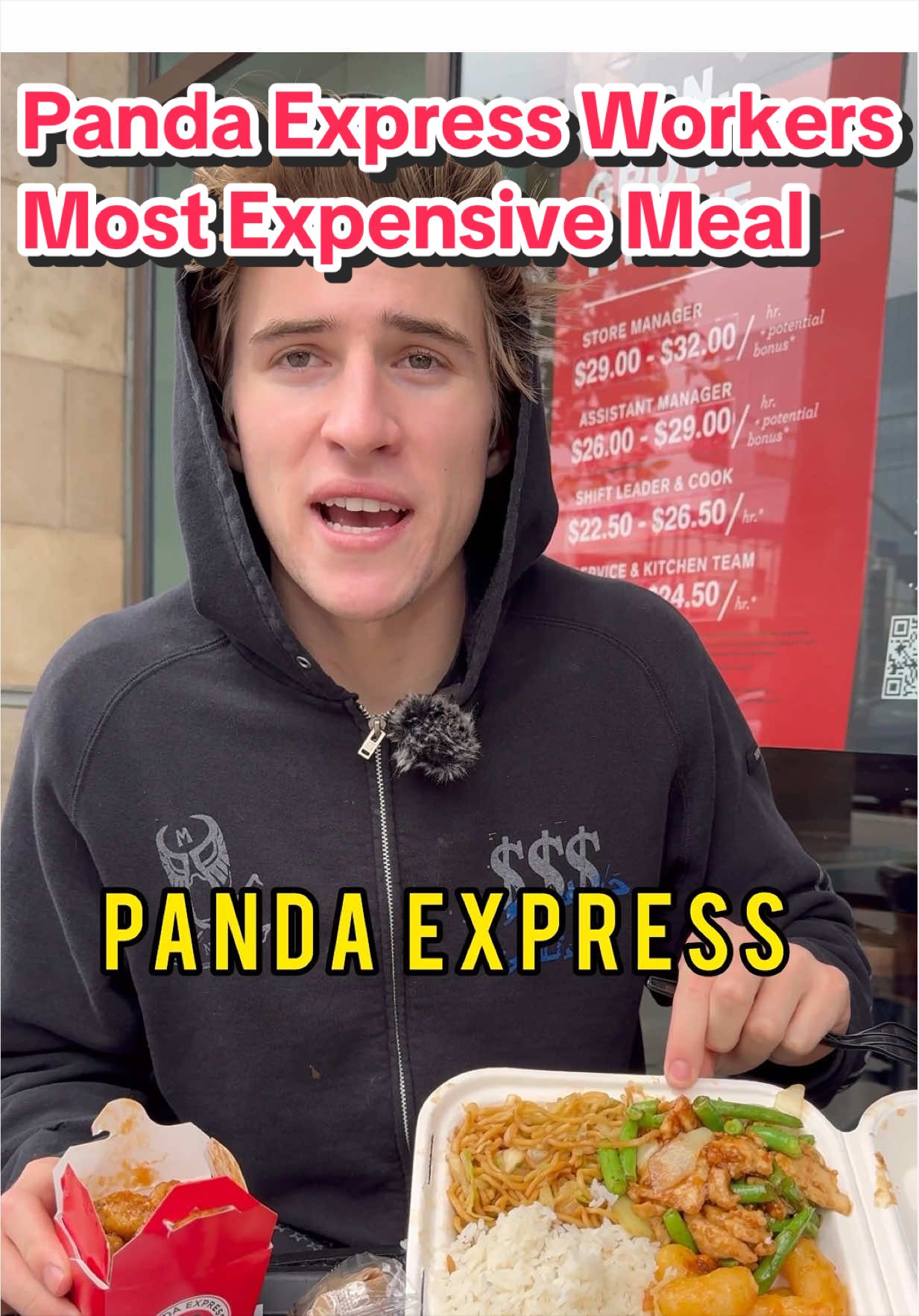 Cody Premer: Trying Panda Express Workers Most Expensive Meal 📍Panda Express #pandaexpress #lafoodie #losangeles #codypremer