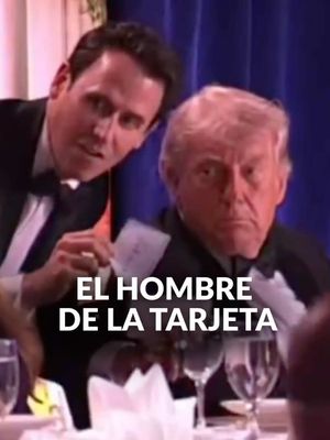 Carlos Name: ¿Quien es el hombre que levantó la tarjeta en la cena de corresponsales de la Casa Blanca? El mentalista Oz Pearlman, le