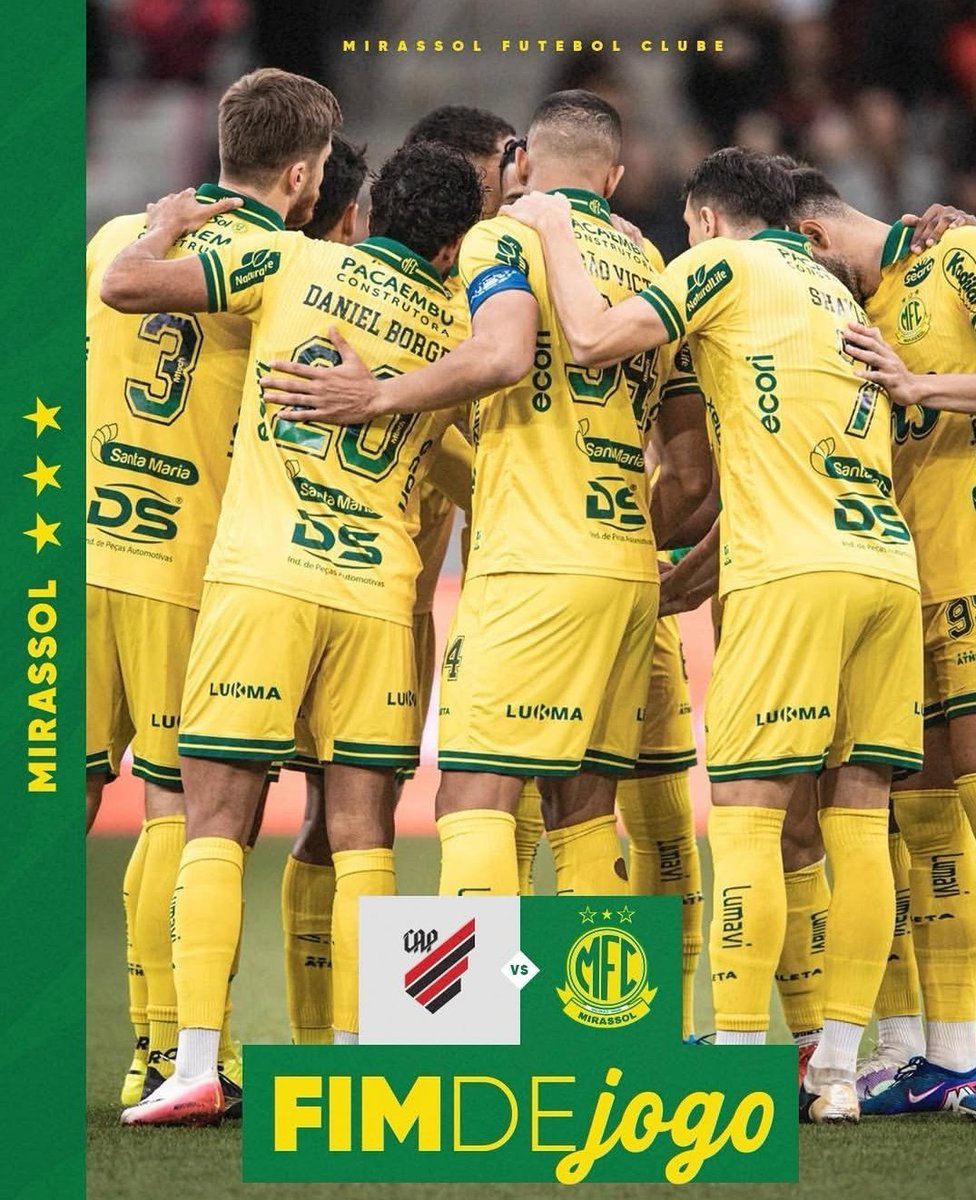 Mirassol Futebol Clube: Fim de jogo.
Pela última rodada antes da parada para a Copa do Mundo, o Mirassol foi superado pelo Athletico-PR por 1 a