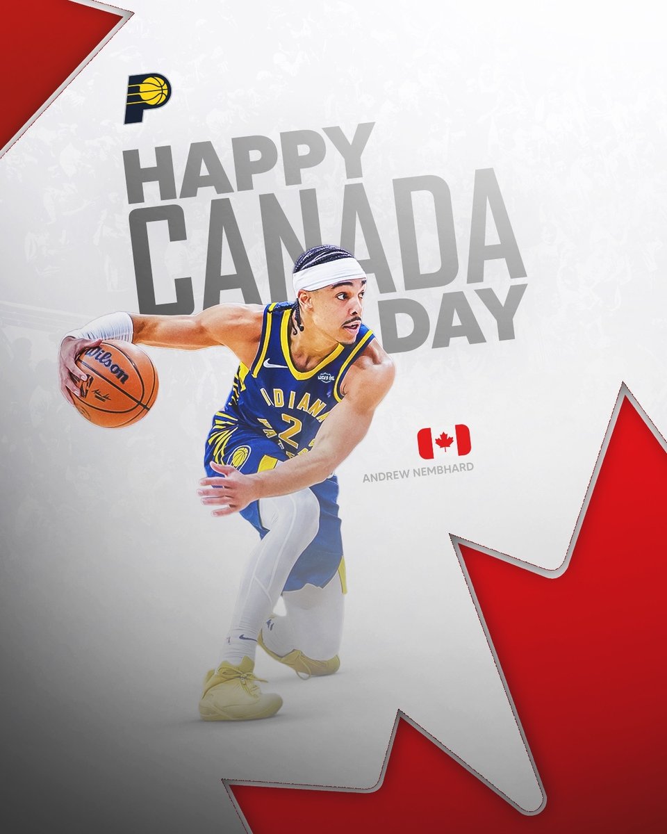 Indiana Pacers: Happy Canada Day 🇨🇦 https://t.co/F3jzPkrFX4