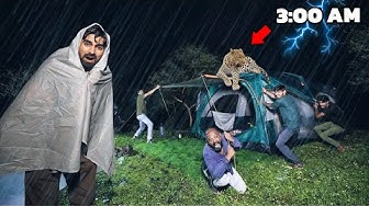 Alfaz Sumra: Night Camping in Dangerous Jungle | खतरनाक बारिस में जंगल में फस गए 😱