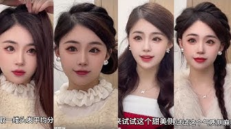 Bun Chinh: Super Easy & Cute Hairstyles Tutorials Korean Style for Girls 💐🎀❣️