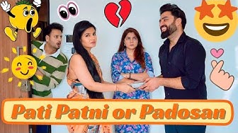 Neha Bagga: Pati Patni Aur Padosan | Full Comedy Drama 😂 | Resty kamboj | Neha bagga | Comedy | Funny | Padosan