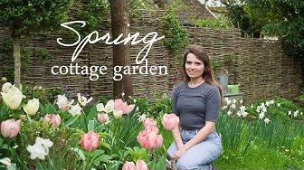 Ramona Jones: April Cottage Garden Tour | New Shell Wall & 1000s of Tulips & Spring Bulbs